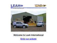 Tablet Screenshot of leahinternational.co.uk